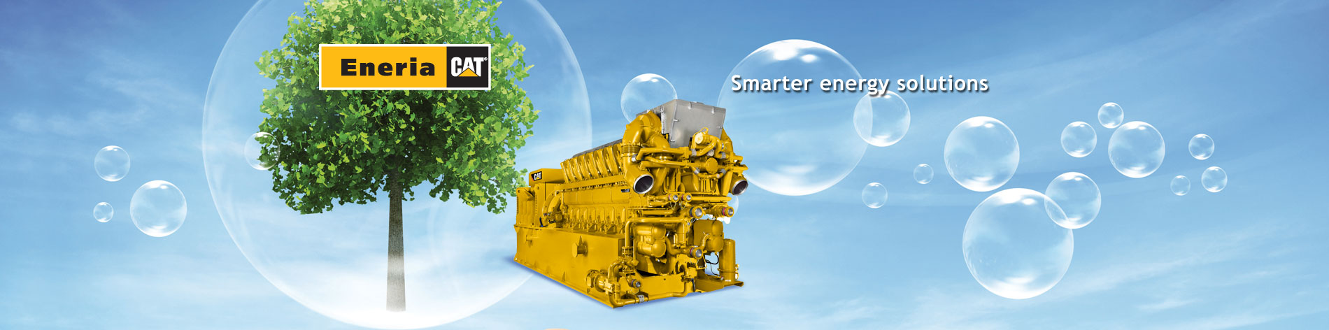 Whether gas or biogas, from 130 kWe to 4,300 kWe we install Caterpillar generator sets that meet your heating, cooling or power needs.